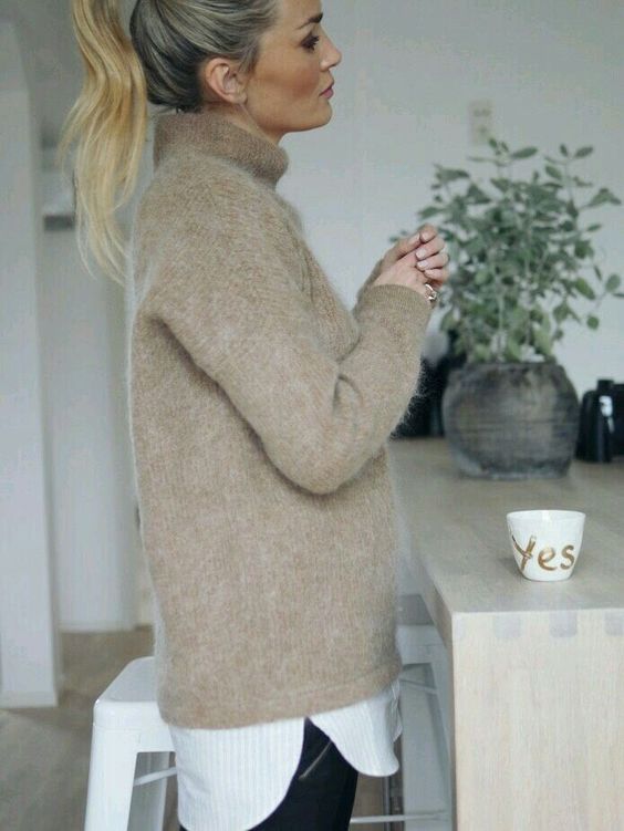 cashmere sweater outfit