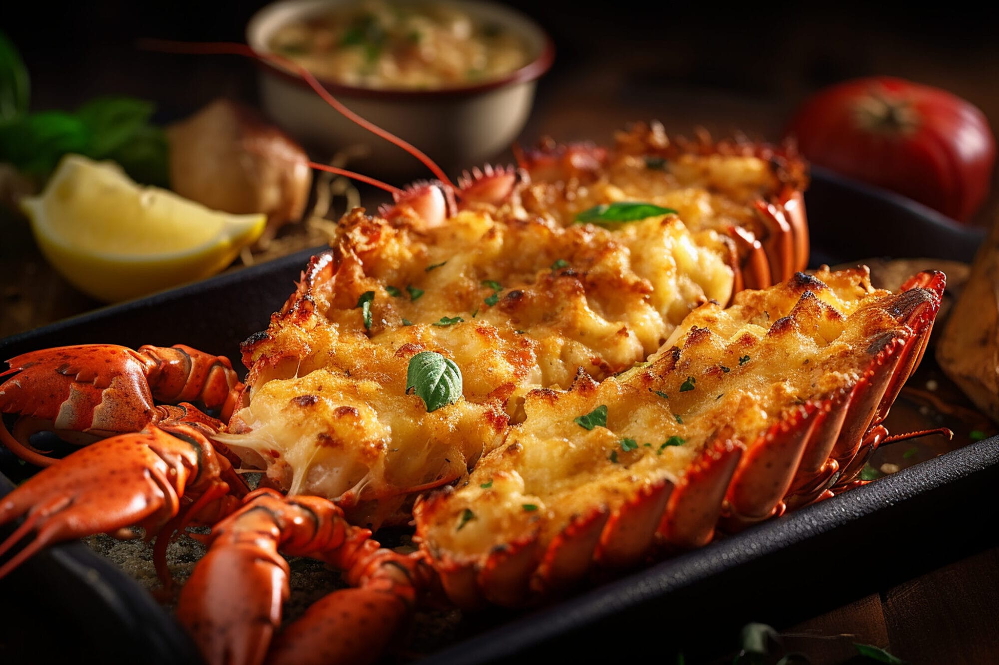 lobster thermidor French holiday food