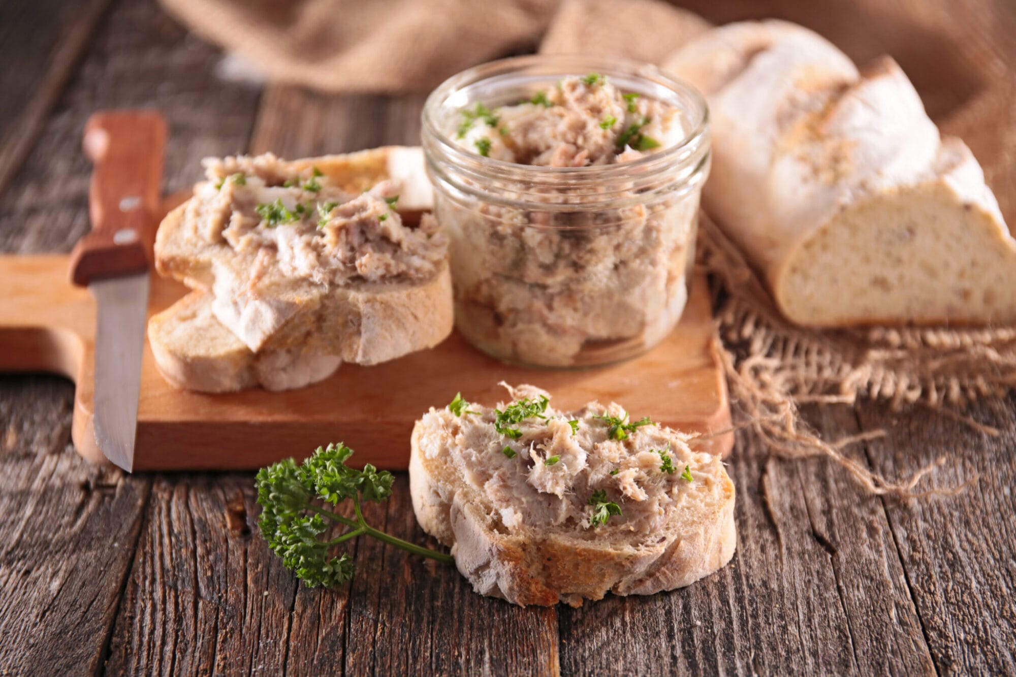 french appetizer rillette
