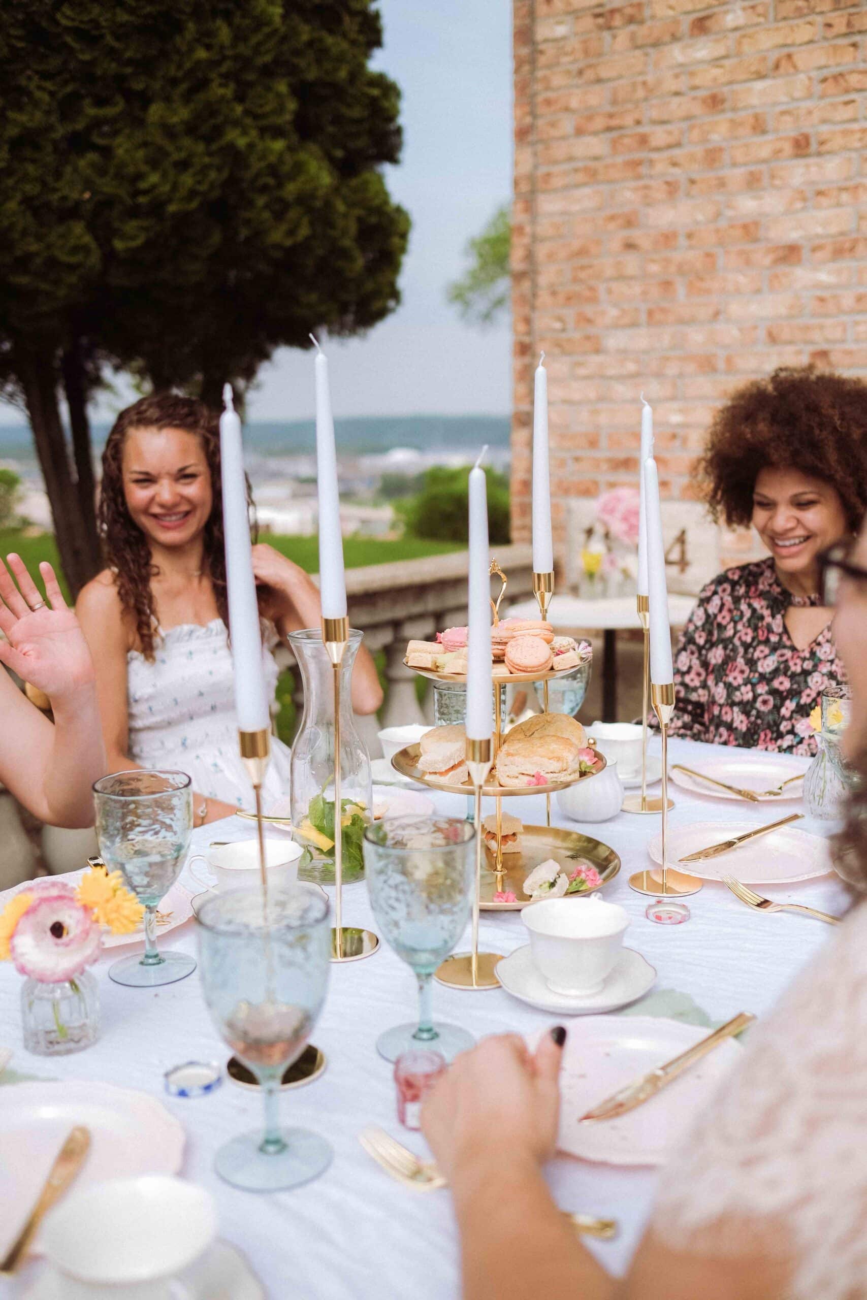 garden parisian tea party