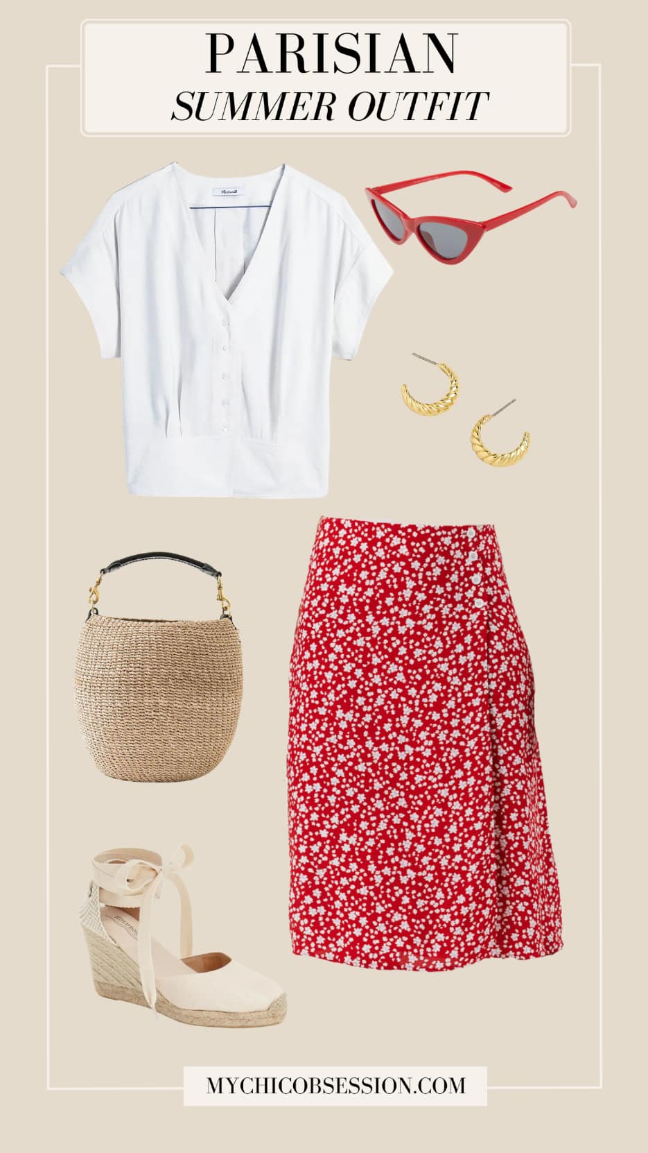 parisian summer outfit
