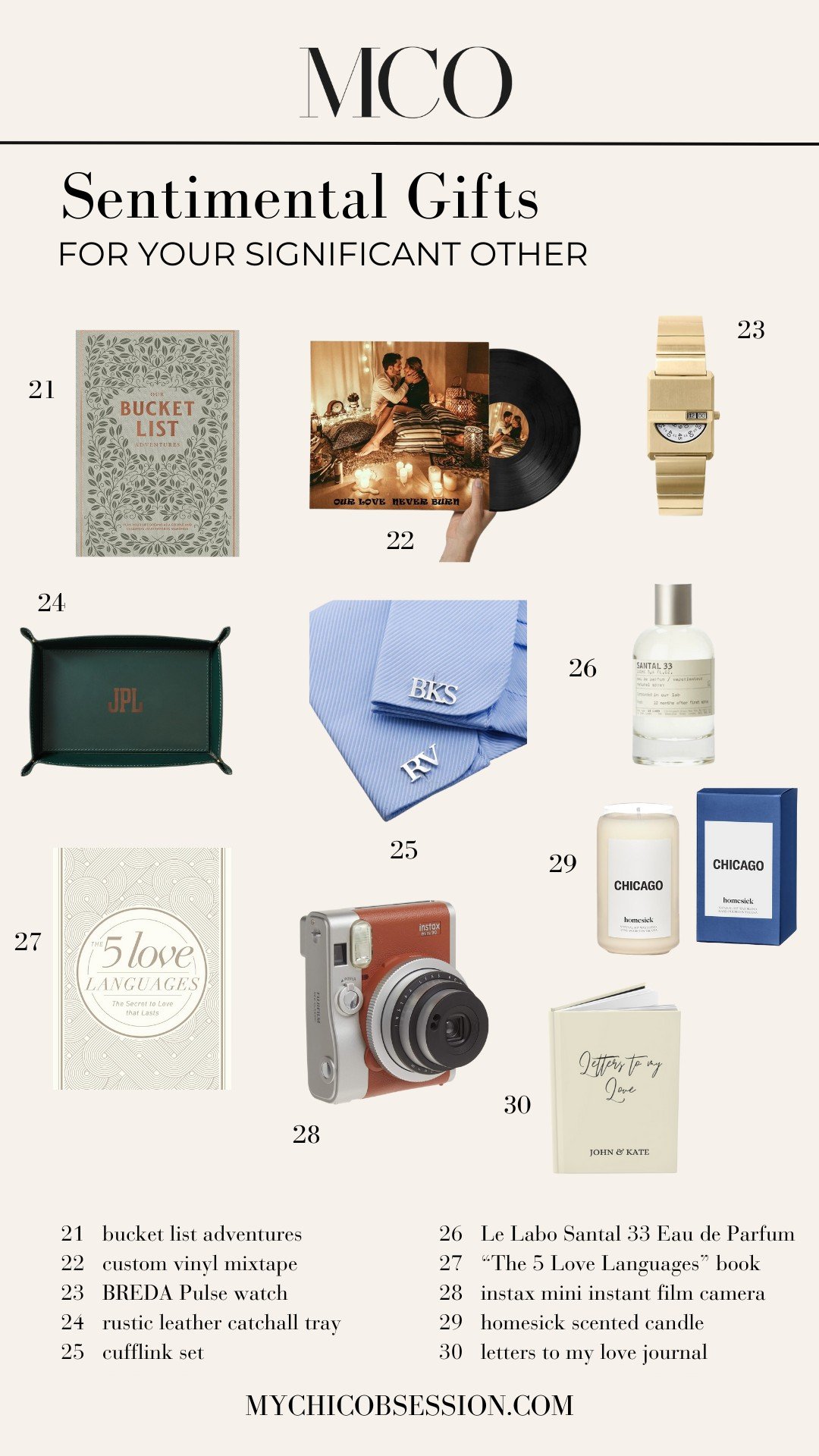 sentimental gifts for your significant other