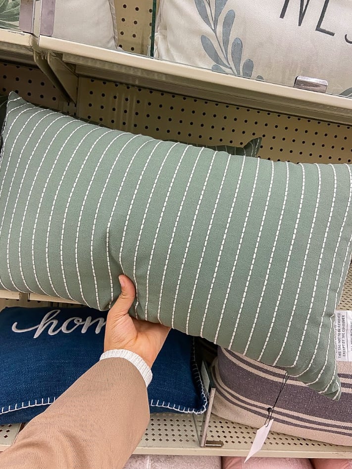 throw pillows at Hobby Lobby